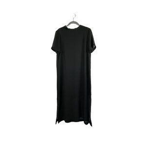 ZARA Women Black Sheer Dress XS